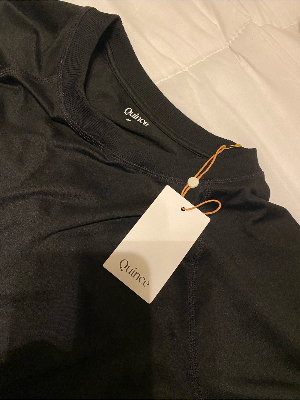 Quince Black Crewneck Sweatshirt - Picture 3 of 4